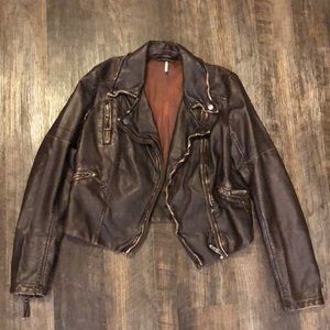 Free People Leather Jacket